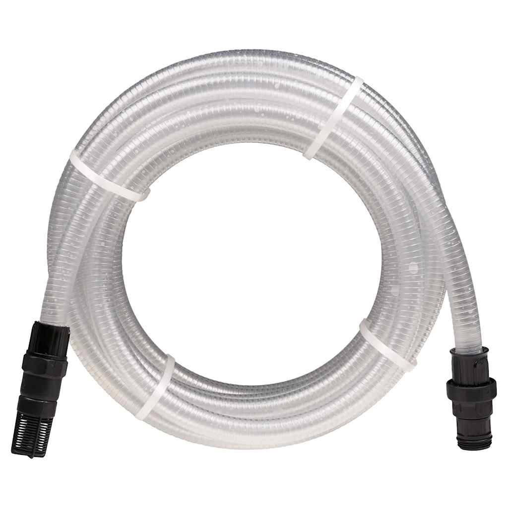 Vidaxl - Tuyau d'aspiration avec raccords en PVC transparent 1" 10 m PVC vidaXL 151075 - Image 1
