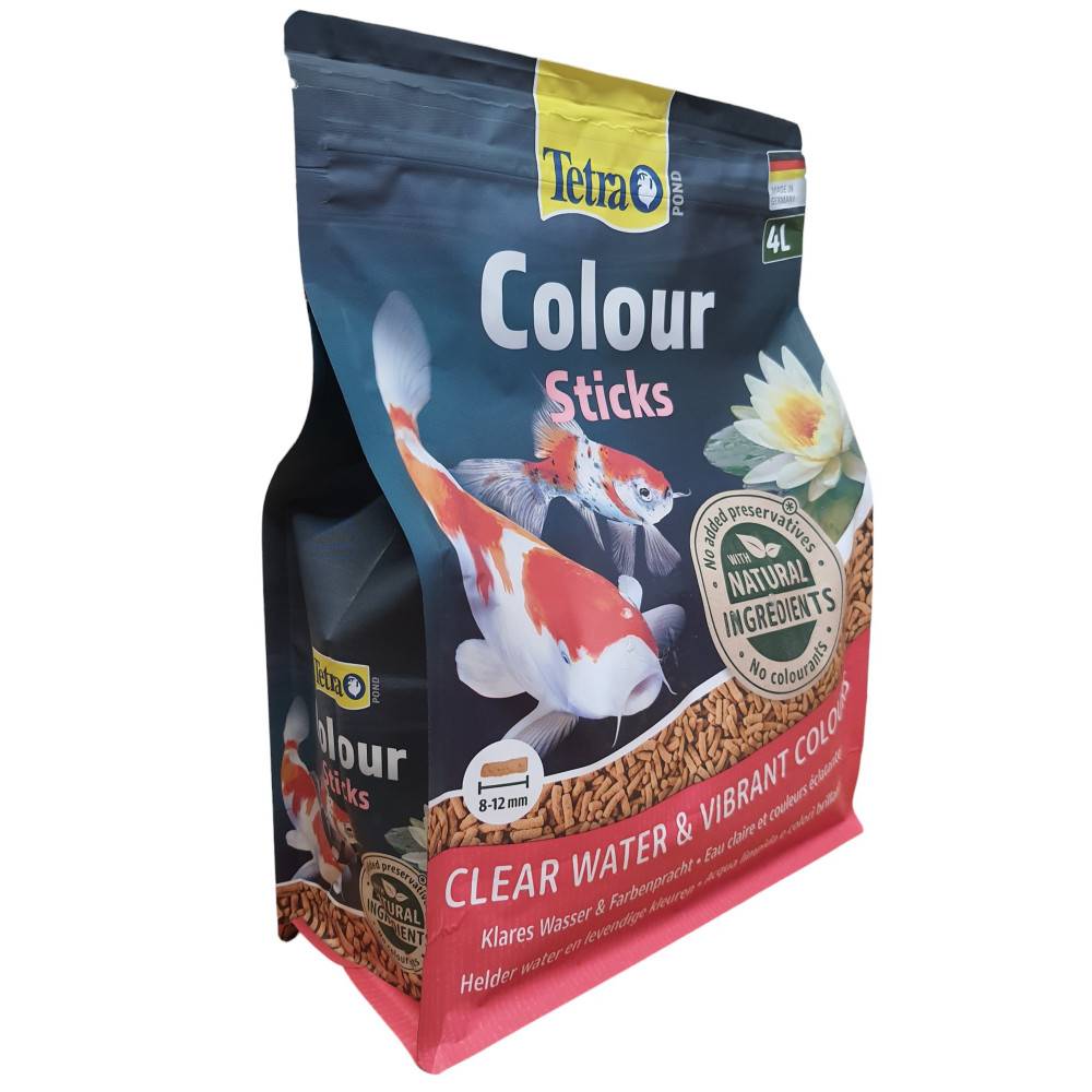 Tetra - Pond Sticks colour 8-12 mm, sac 4 litres 750g, TETRA pour poisson d'ornement de bassin de jardin - Imagen 4