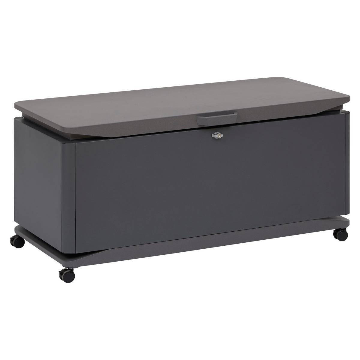 Hesperide - Coffre de rangement 450L Alumia gris graphite en aluminium - Hespéride - Image 2