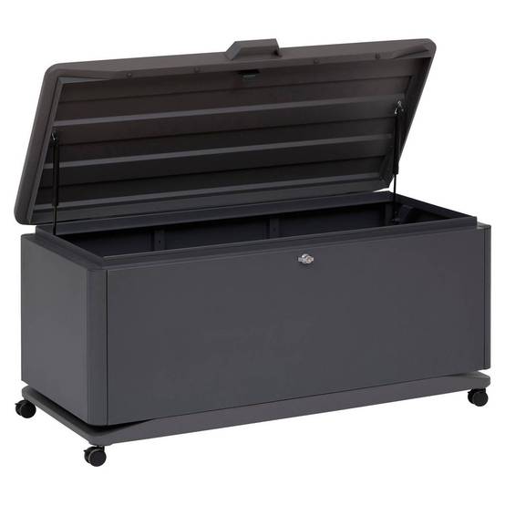 Hesperide - Coffre de rangement 450L Alumia gris graphite en aluminium - Hespéride - Image 3