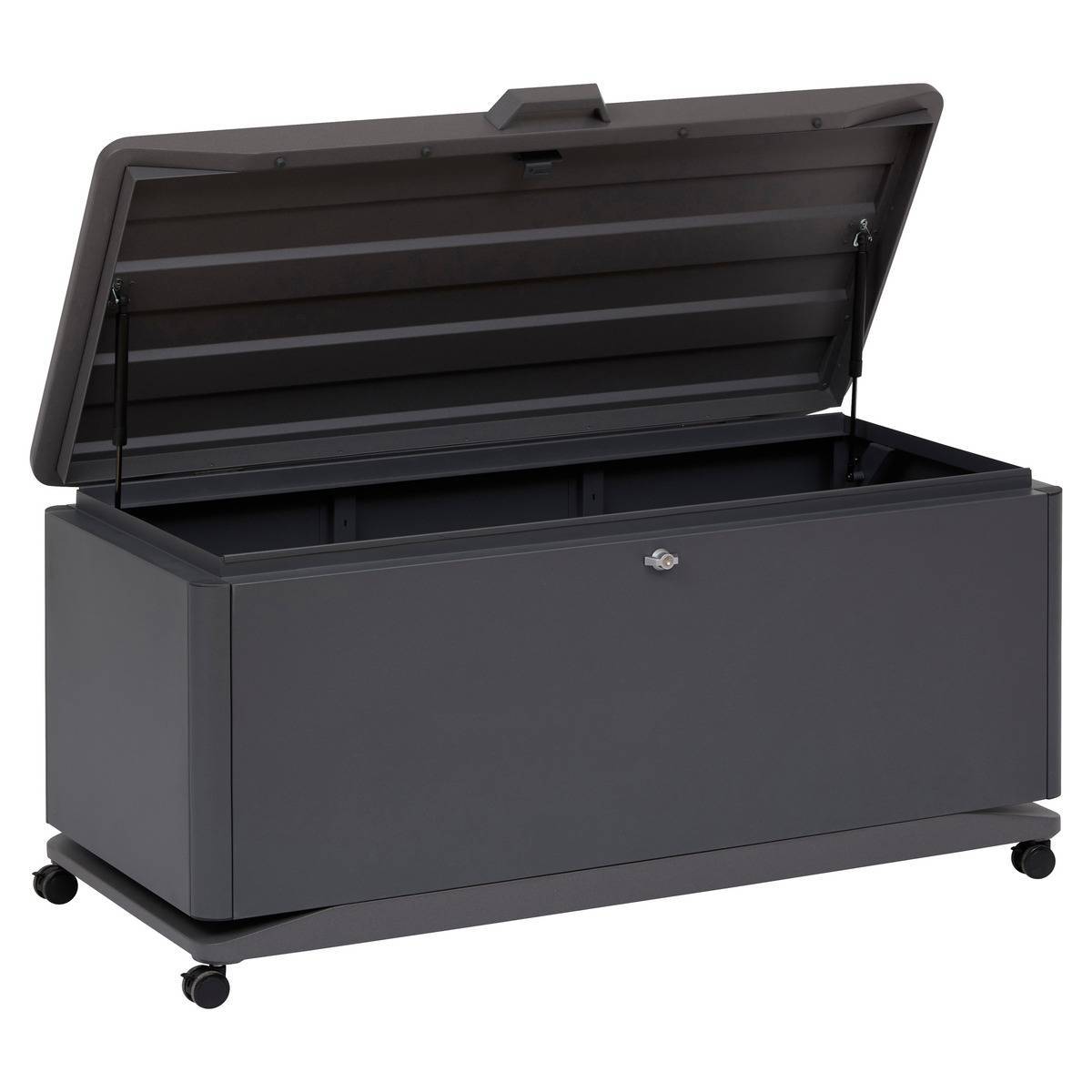 Hesperide - Coffre de rangement 450L Alumia gris graphite en aluminium - Hespéride - Image 3