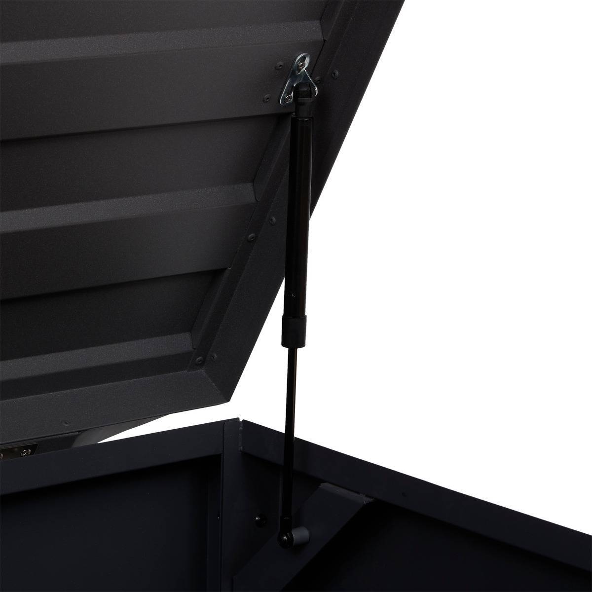 Hesperide - Coffre de rangement 450L Alumia gris graphite en aluminium - Hespéride - Image 5
