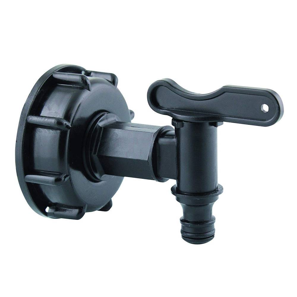 Raccord S60x6 avec Robinet et Embout pour raccord Rapide - Imagen 1