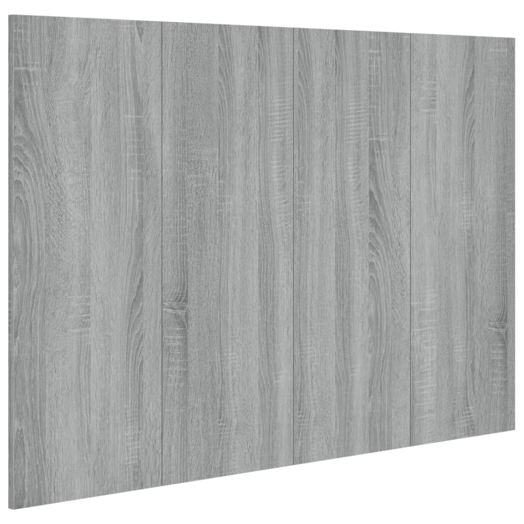 Vidaxl - Tête de lit Sonoma gris 120x1,5x80 cm Bois d'ingénierie - vidaXL - Imagen 1