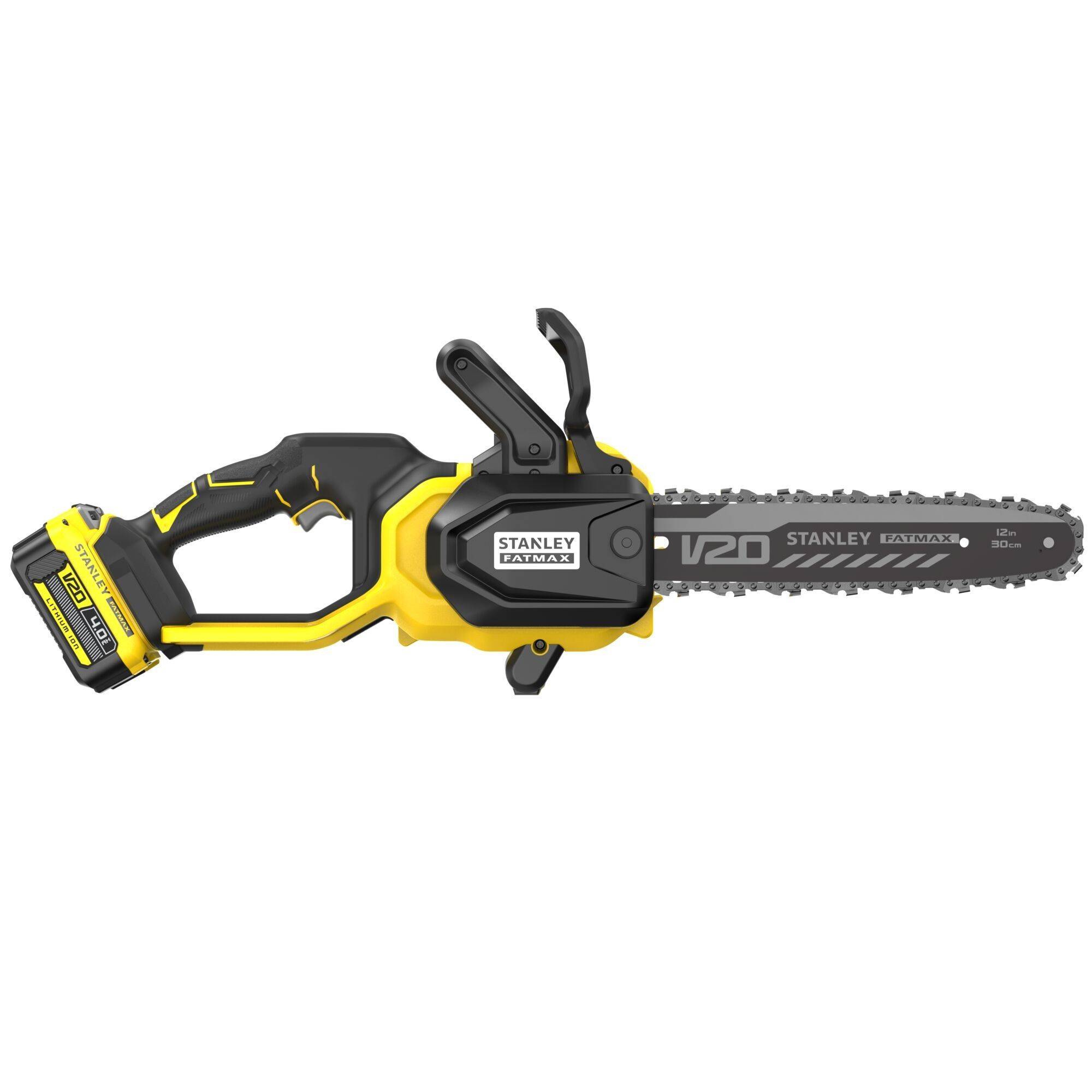 stanley - "STANLEY FATMAX V20 - Tronçonneuse 30 cm BRUSHLESS 18V - 1 x 4 Ah - SFMCCS730M1-QW " - Image 8