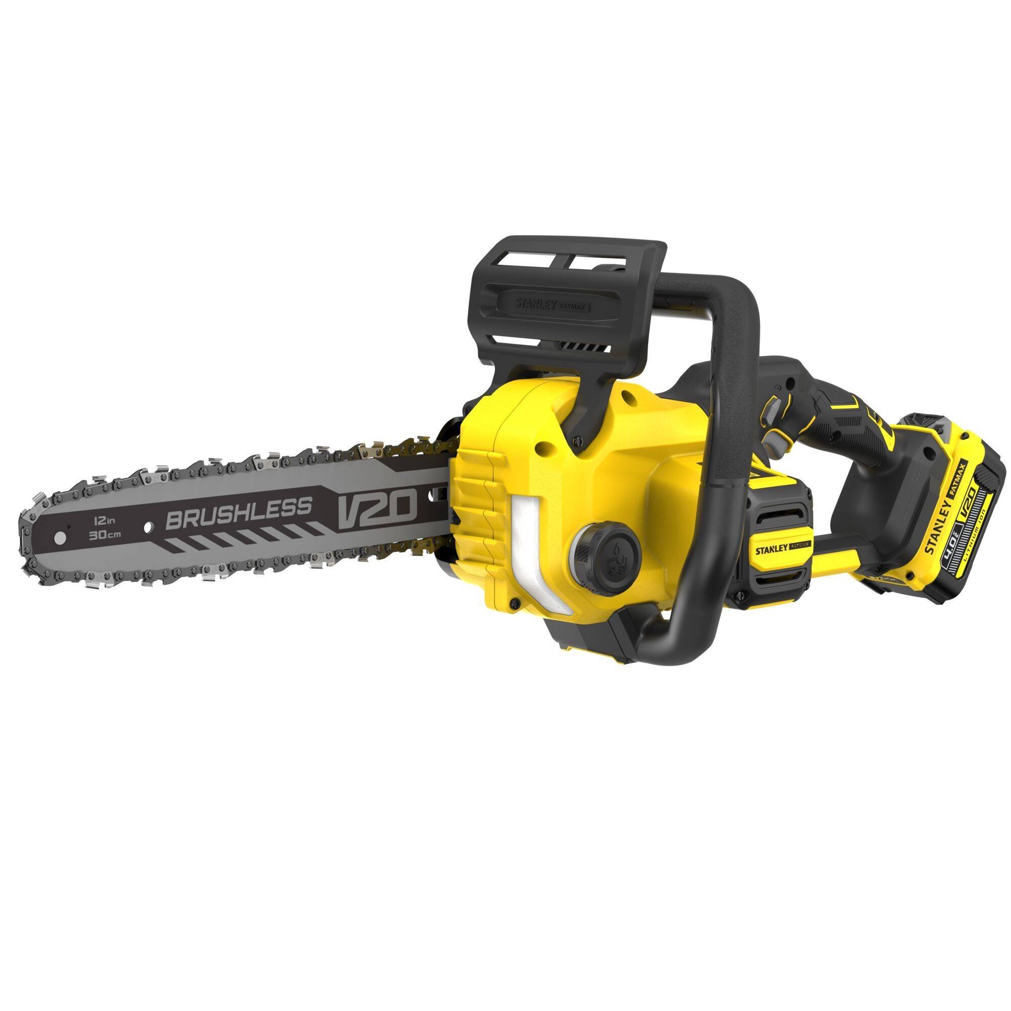 stanley - "STANLEY FATMAX V20 - Tronçonneuse 30 cm BRUSHLESS 18V - 1 x 4 Ah - SFMCCS730M1-QW "