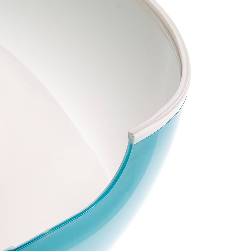 Ferplast - Ferplast Gamelle pour chat Glam - Gamelle à nourriture et à eau pour chat en plastique à la mode, antidérapant, facile à nettoyer, 0,4 litre, Gris - Imagen 5