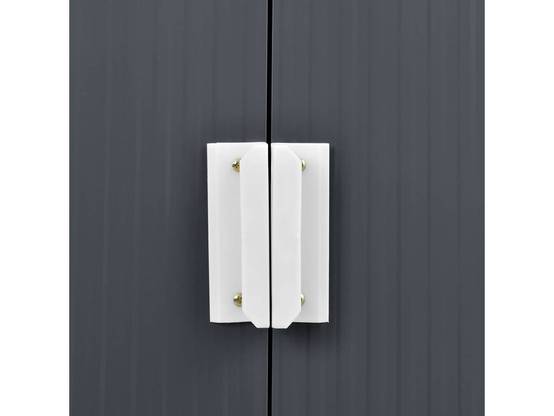 Abri De Jardin Métal "vegas" - 5,29 M2 (4,83 M2 Au Sol) - Gris -habitat Et Jardin - Image 4