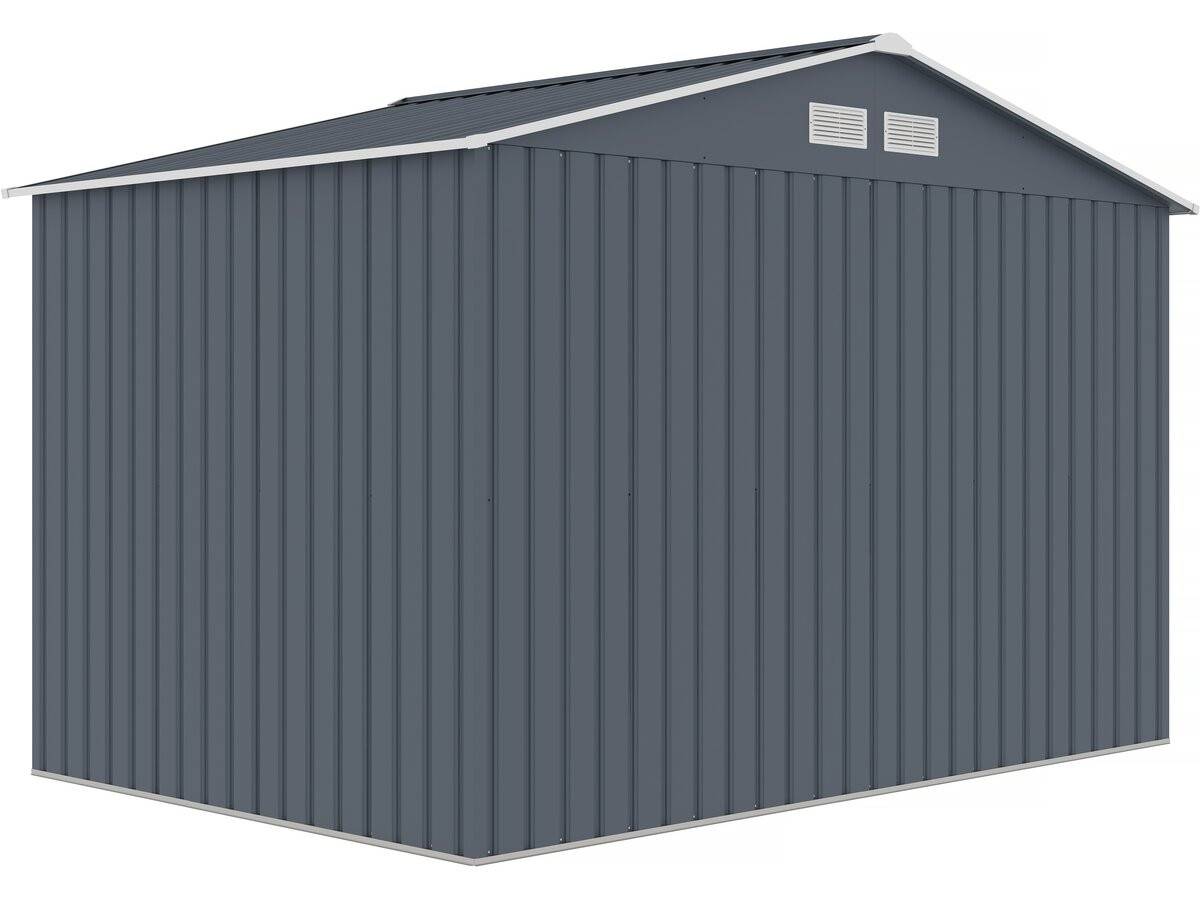 Habitat Et Jardin - Abri De Jardin Métal "vegas Ii" - 5,29 M2 - Gris -habitat Et Jardin - Image 5