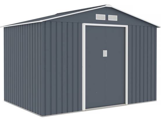 Habitat Et Jardin - Abri De Jardin Métal "vegas Ii" - 5,29 M2 - Gris -habitat Et Jardin - Image 1