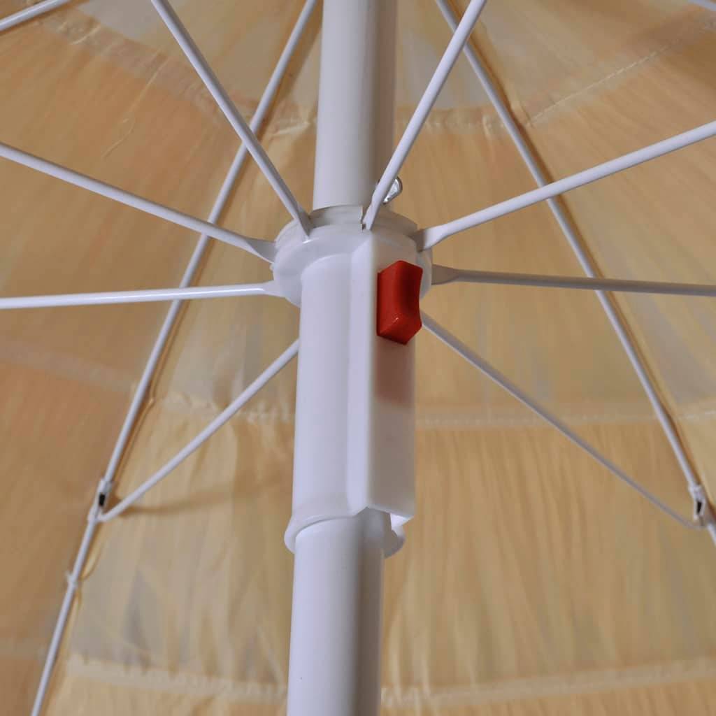 PANGIVO - Parasol plage inclinable acier PP style Hawaii 160 x 180 x 185 cm - PANGIVO - Image 6
