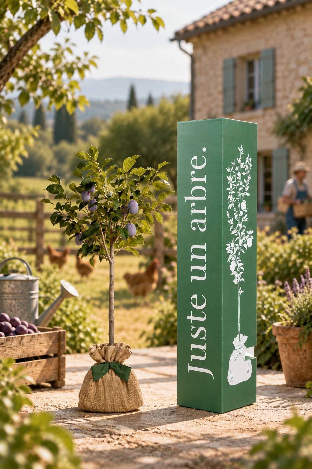 Juste Un Arbre - JUSTE UN ARBRE. – Prunier 'Quetsche d'Alsace' | Idée cadeau gourmand pour naissance, mariage, anniversaire – Arbre fruitier rustique, parfait pour… - Image 2