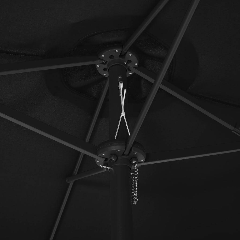 Prolenta Premium - Parasol polyester noir 460 x 270 x 246 cm - Prolenta premium p3104.5 - Image 5