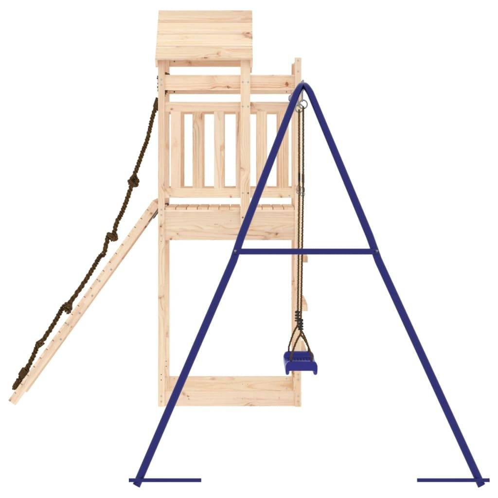 Helloshop26 - Aire de jeux d'extérieur portiques robuste jeux jardin 248 x 259 x 238 cm bois de pin massif - Imagen 4