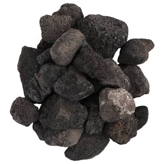 Pierres de Lave pour Aquascaping et Paillage Décoratif 25 kg Noir 5-8 cm - ComfortXL Outdoor Living - Image 4