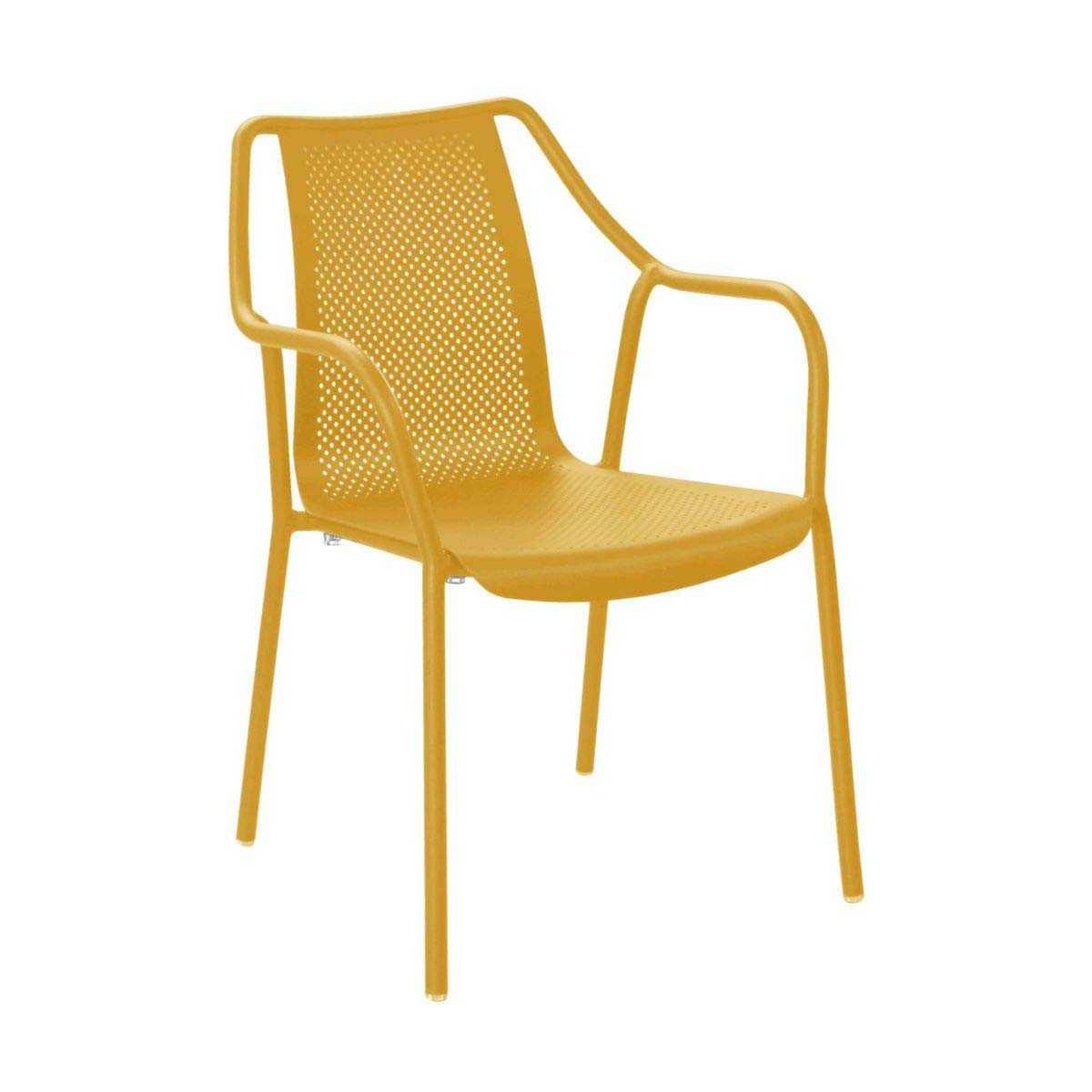 Proloisirs - Fauteuil de jardin empilable en aluminium Bari - Imagen 1