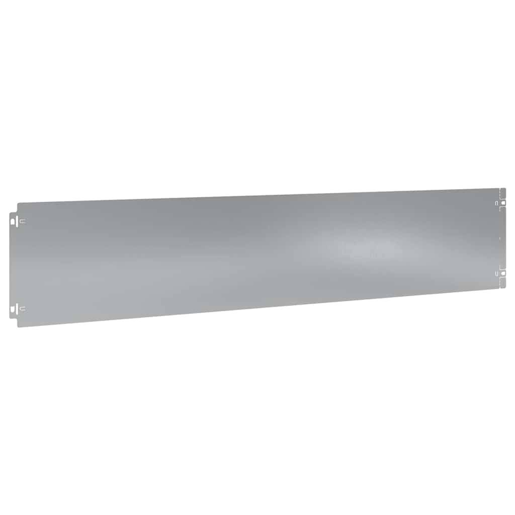 Bordure pelouse acier galvanisé jardin et allée délimitation nette 10pcs 20x103cm blanc - ComfortXL Outdoor Living - Image 4