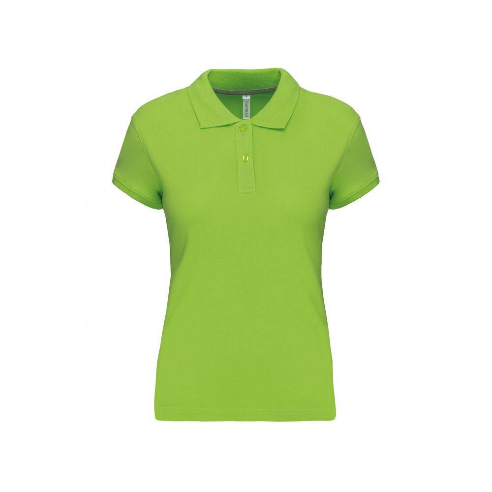 Polo de travail femme Kariban 100% coton Vert Citron 3XL - Image 1