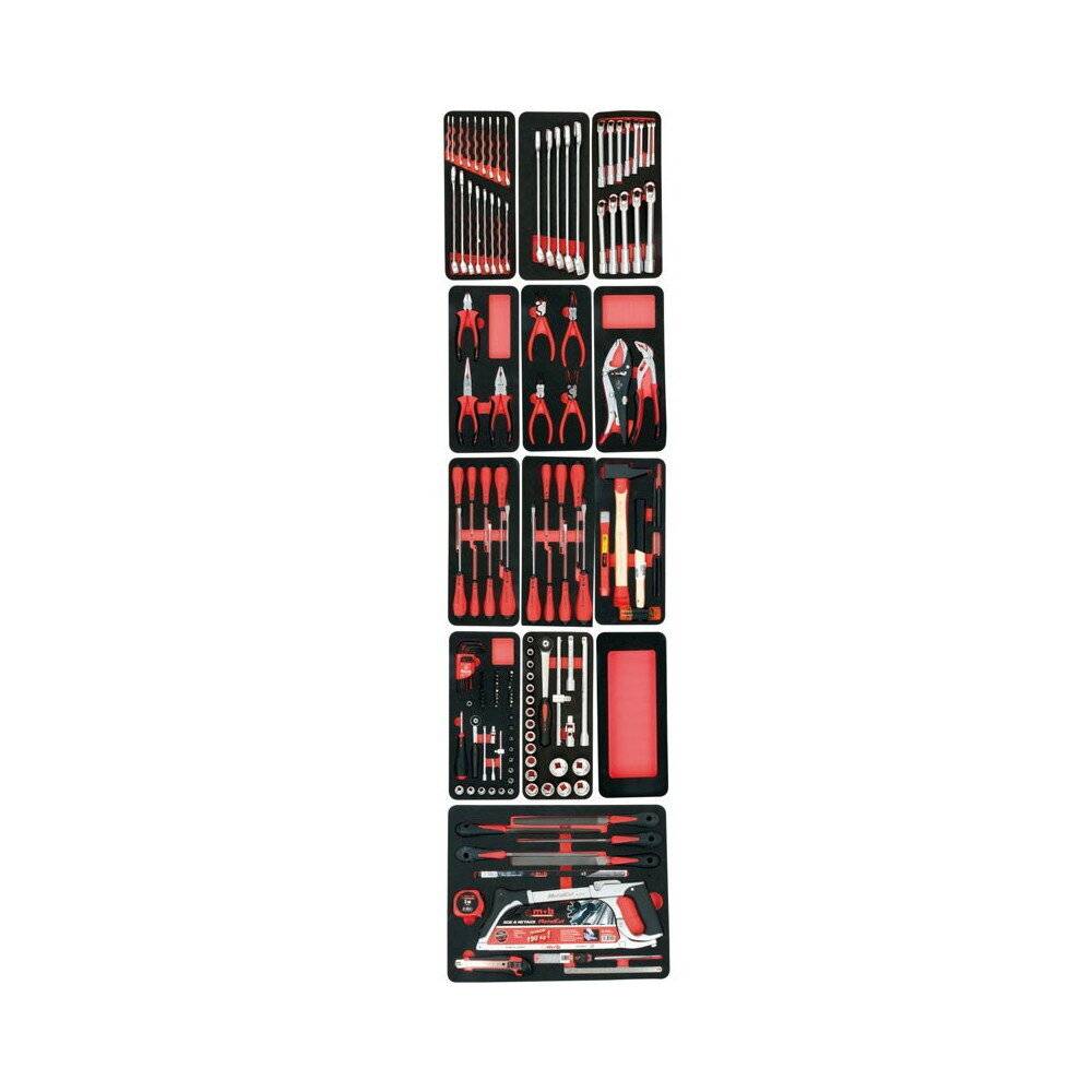Servante XLINER avec armoire 6 tiroirs garnie 173 pièces MOB - Image 3