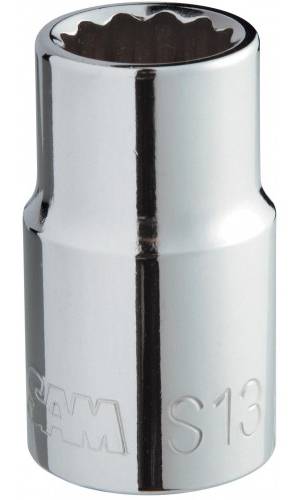 Douille courte 1/2'' 12 pans 15mm - SAM OUTILLAGE - S-15 - Image 1