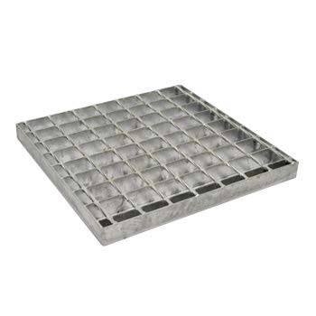 Jardibric - Jardibric - Grille Caillebotis 30x30 cm Acier Galvanisé avec Cadre - Grille Caniveau Drainage Eaux Pluviales Regard - Image 2