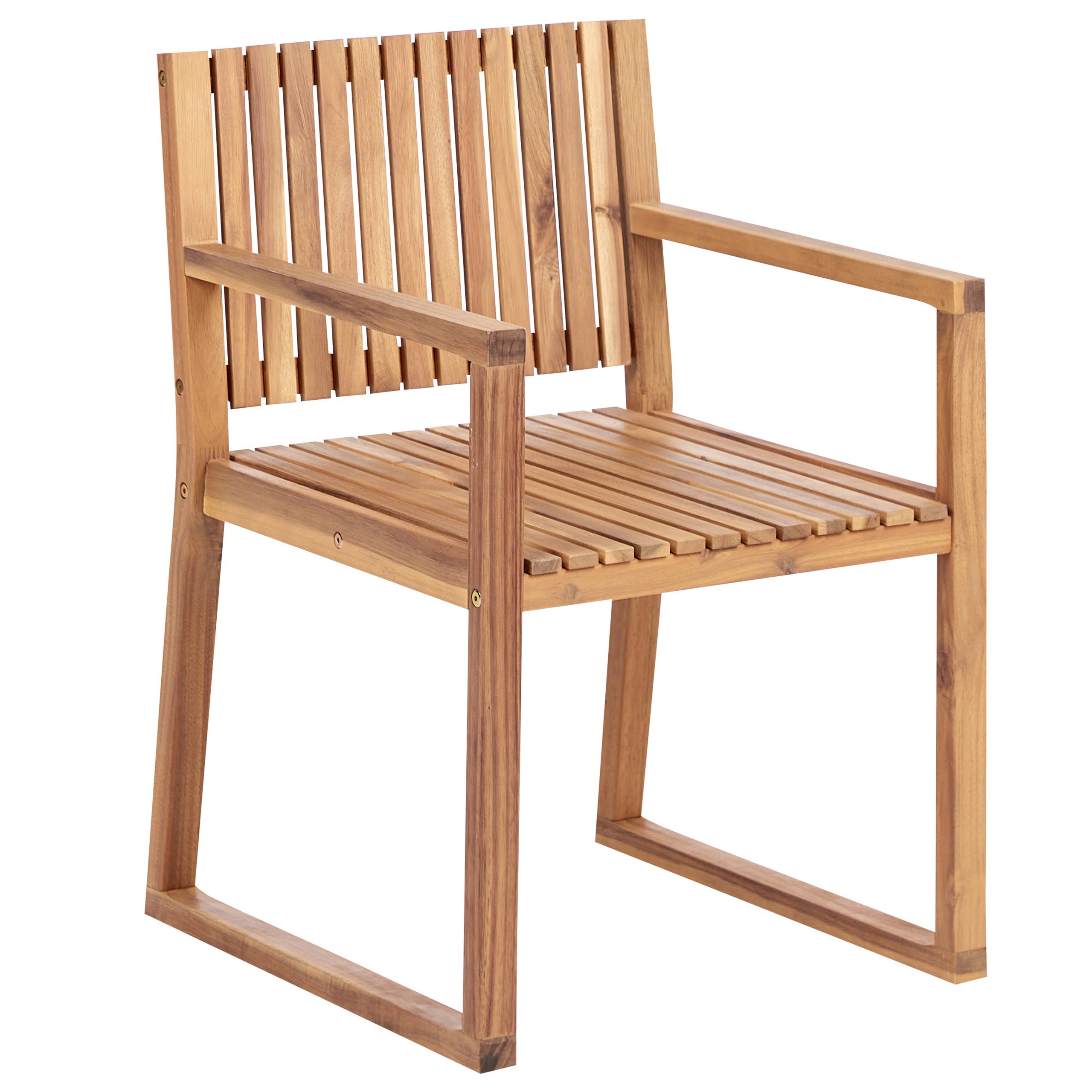Beliani - Chaise de jardin Bois d'acacia certifié Vert SASSARI II - Beliani - Imagen 7