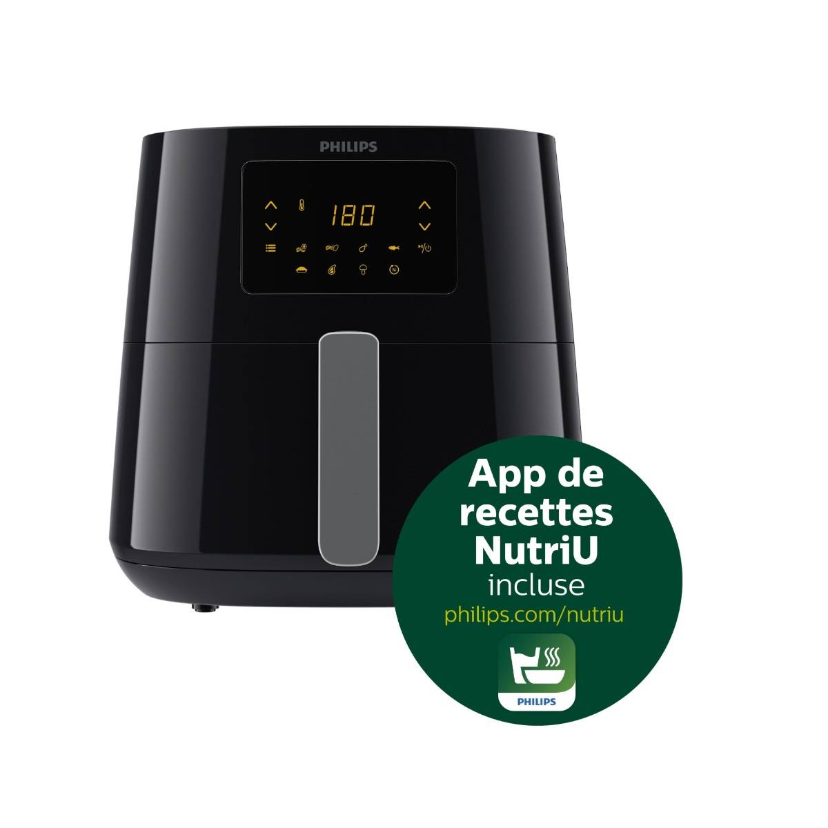 Philips - Friteuse sans huile 6.2l 2000w noir HD9270/70 Philips - Imagen 2