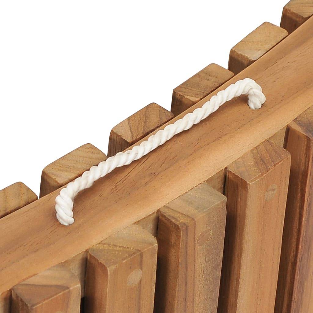 Vidaxl - Salon de jardin pliable 3 pcs Bois de teck solide vidaXL 3059960 - Imagen 4