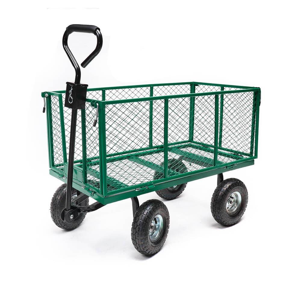 Chariot de Jardin Métal 300 kg – Transport Facile et Robuste - TERRE JARDIN - Image 1