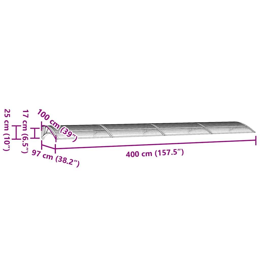 Prolenta Premium - Store banne  Årsunda Gris  400 X 100 cm  - P87209G - Image 6