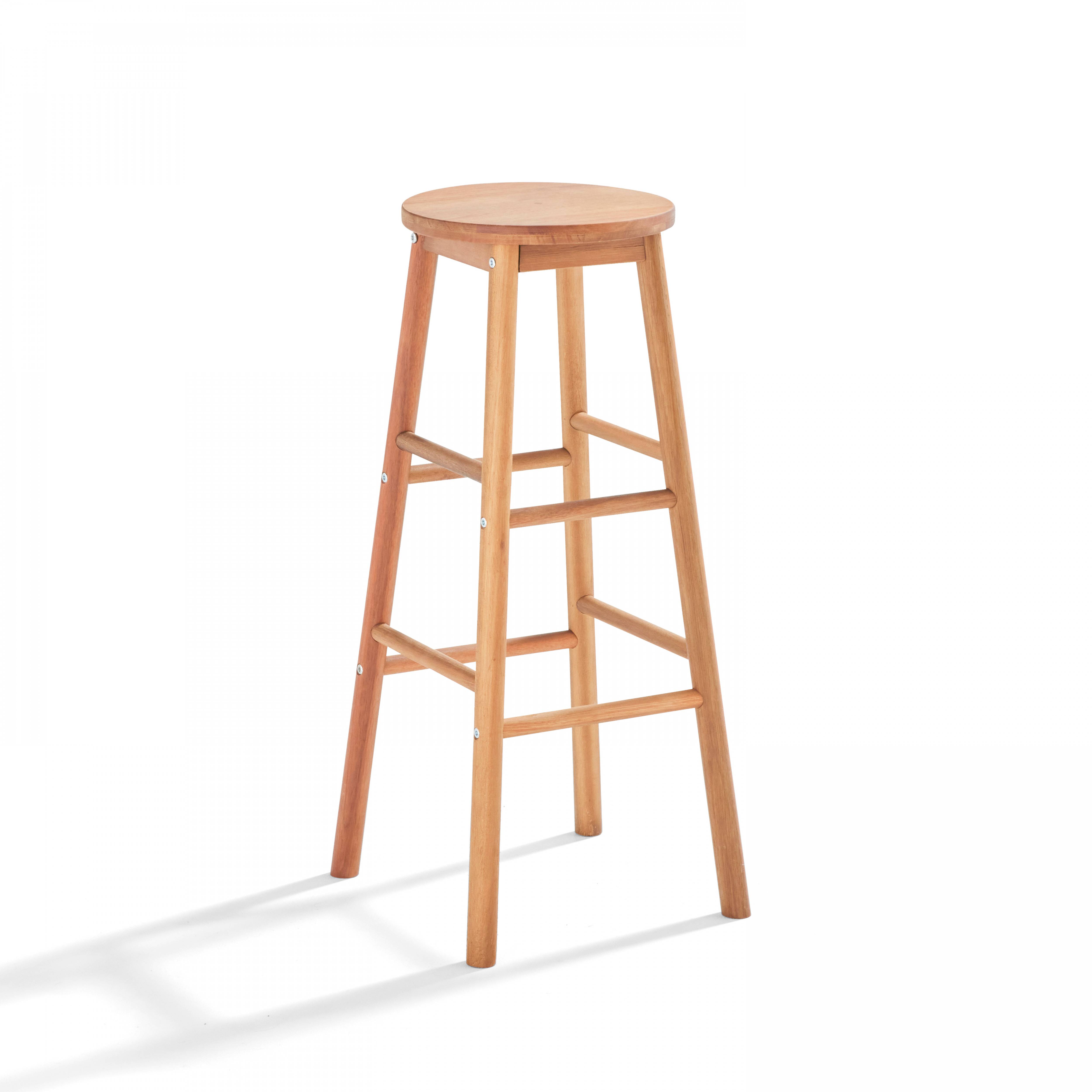Oviala - Lot de 2 tabourets en bois d'eucalyptus
Poya - Oviala - Imagen 3
