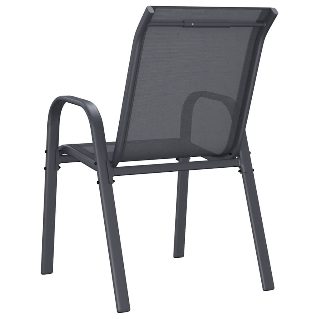 Prolenta Premium - Lot de 6 Chaise bois composite  Frynsa Gris 55 X 65 X 89 cm  - P87209G - Image 5