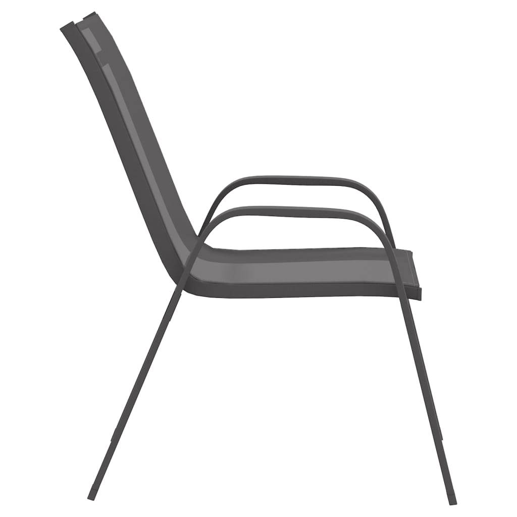 Prolenta Premium - Lot de 6 Chaise bois composite  Frynsa Gris 55 X 65 X 89 cm  - P87209G - Image 4