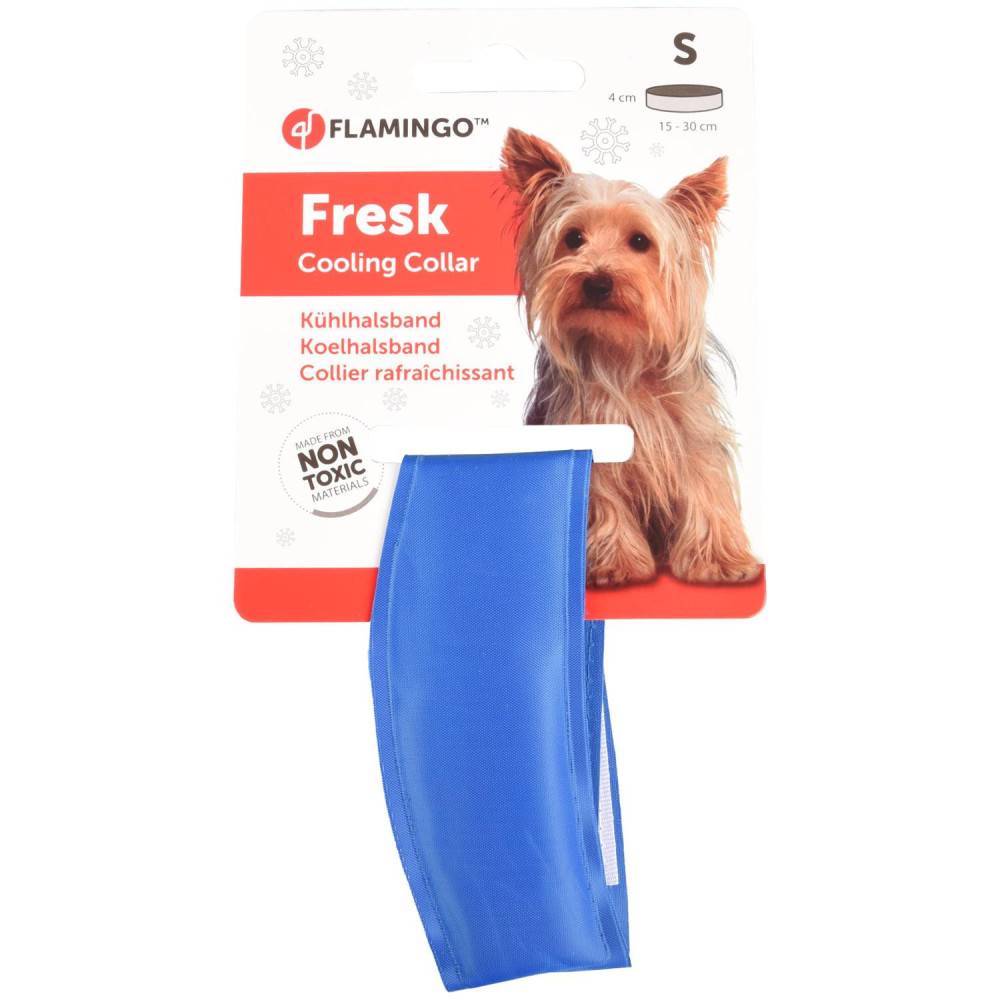 Collier rafraîchissant S réglable de 16 à 22 cm tour de cou pour chien - Image 1