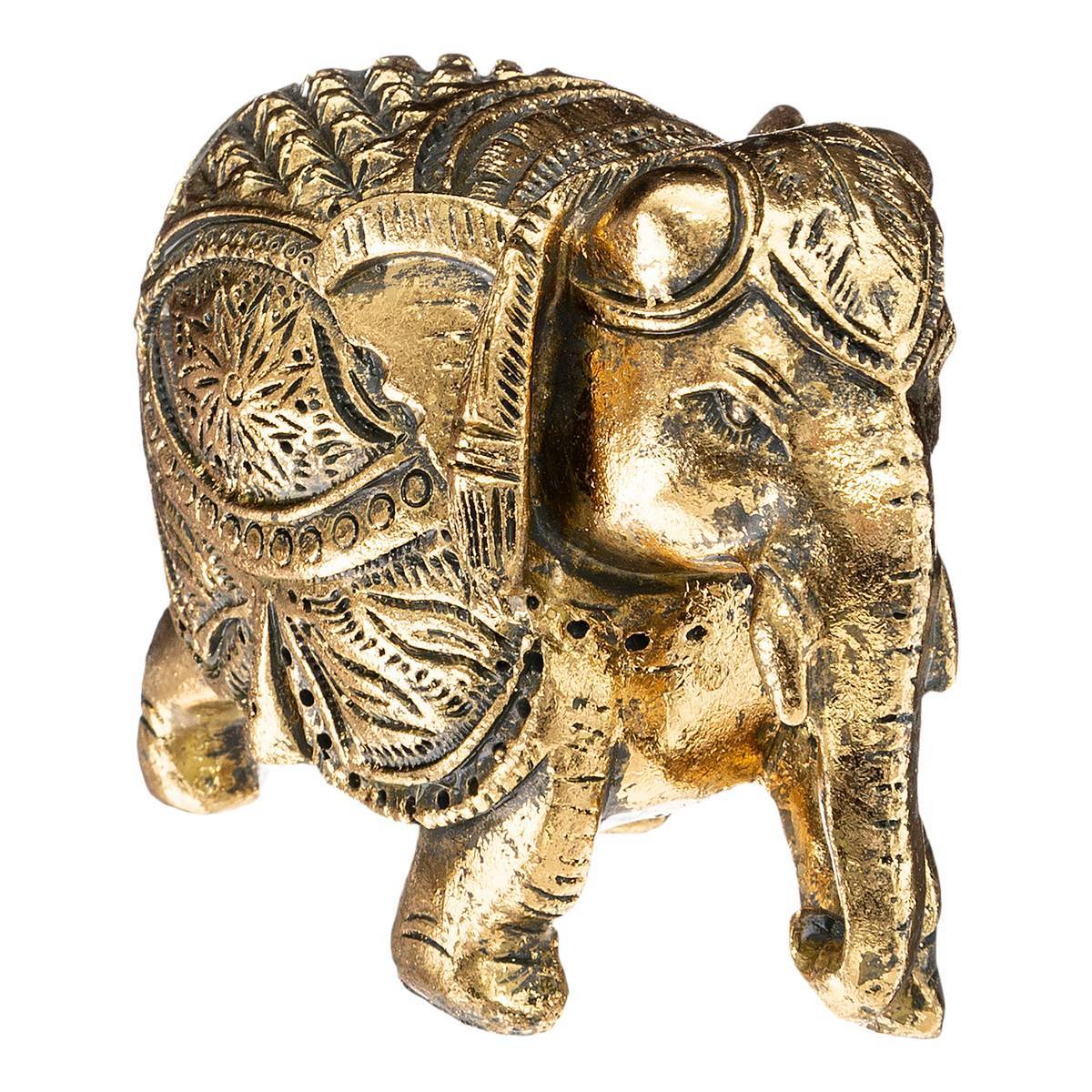 Atmosphera - Éléphant Chana H.11cm résine - Atmosphera Créateur d'intérieur