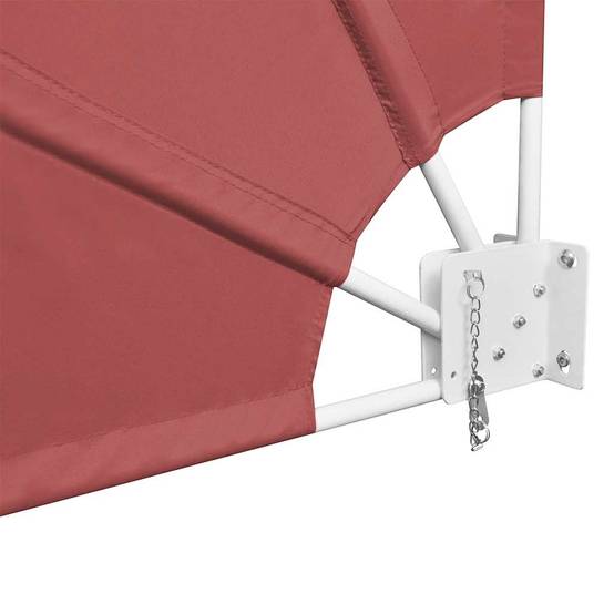 Store banne | Auvent latéral pliable de balcon Terre cuite 210 x 210 cm Maison Chic - Image 3