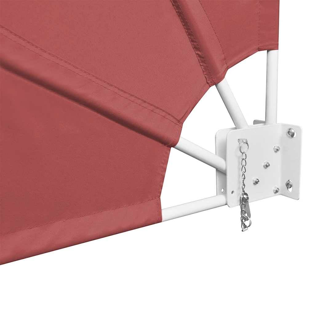 Store banne | Auvent latéral pliable de balcon Terre cuite 210 x 210 cm Maison Chic - Image 3