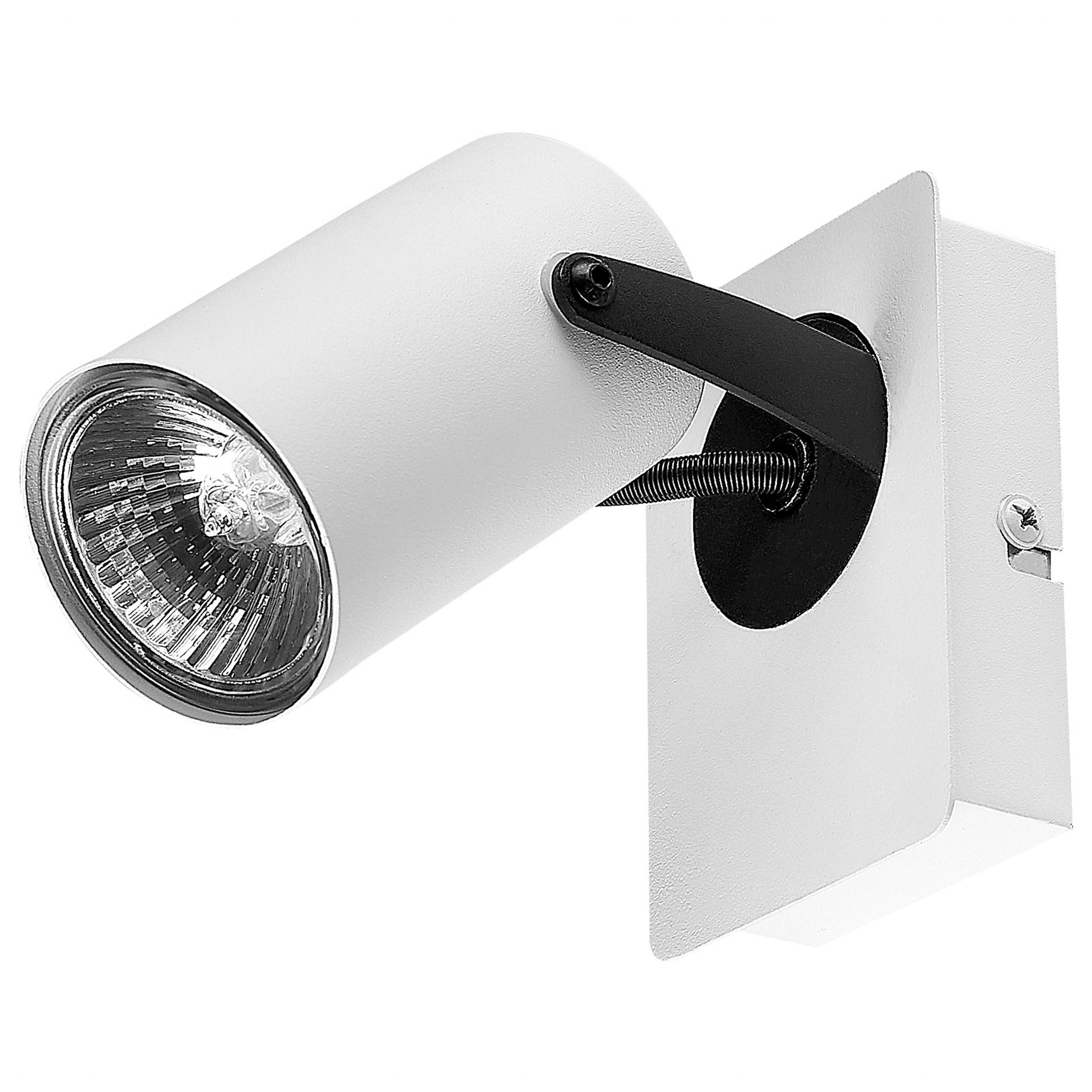 Beliani - Lampes projecteur Métal Blanc KLIP - 10x7x15- Beliani - Image 4