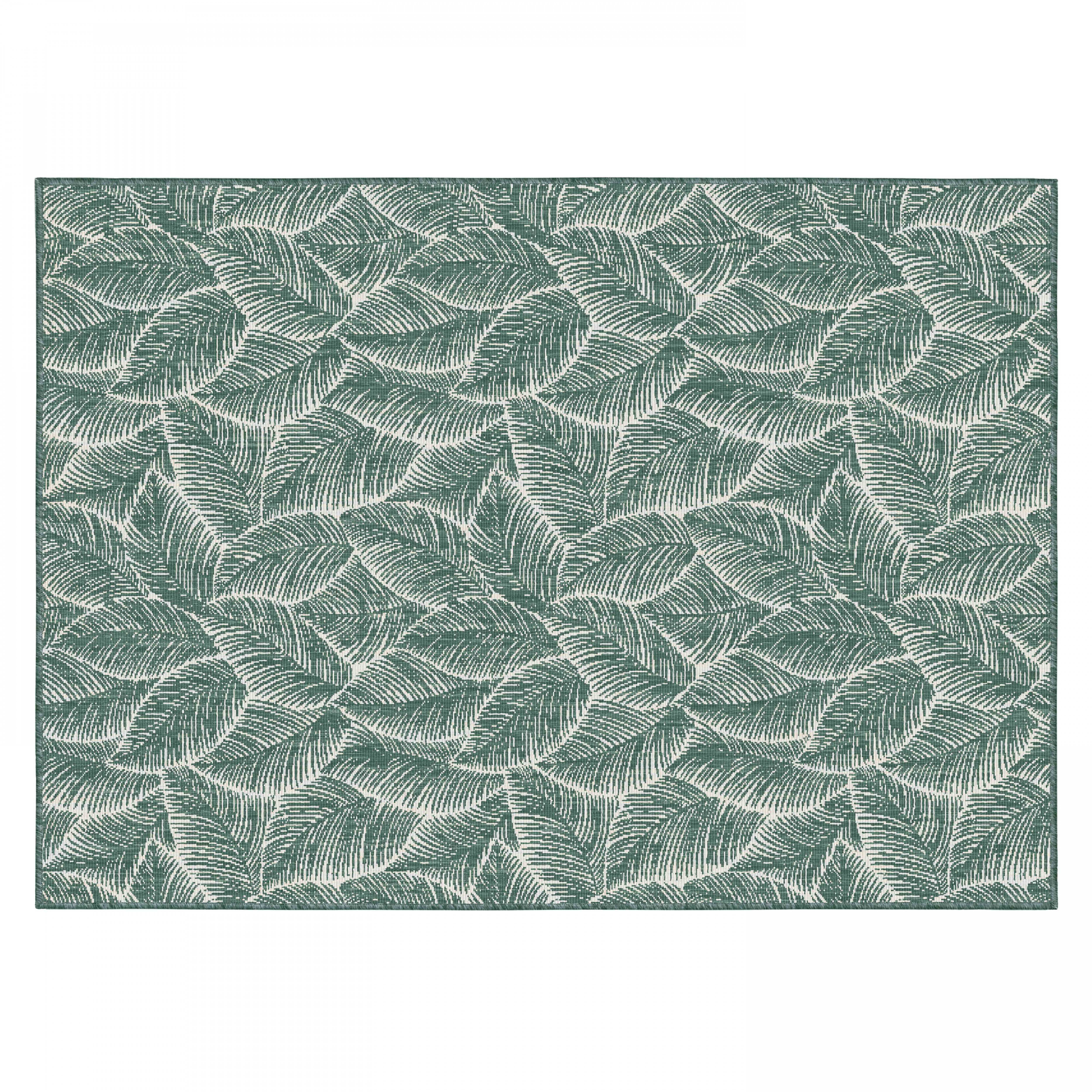 Oviala - Tapis d'extérieur en polypropylène 200 x 290 cm vert Folia - Oviala - Imagen 3