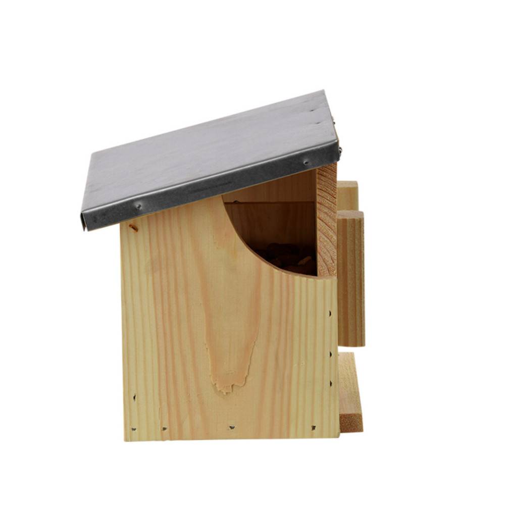 Esschert Design - Mangeoire écureuils double en bois. - Image 5