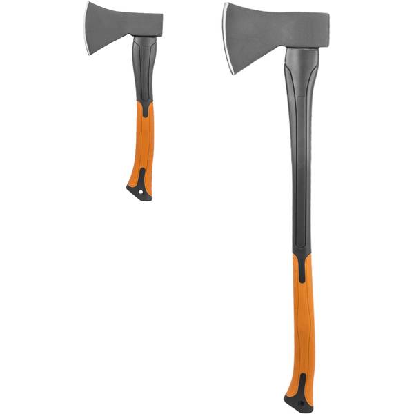 Gt Garden - Lot de 2 haches avec manche en fibre de verre : hache + hachette - GT GARDEN - Imagen 1