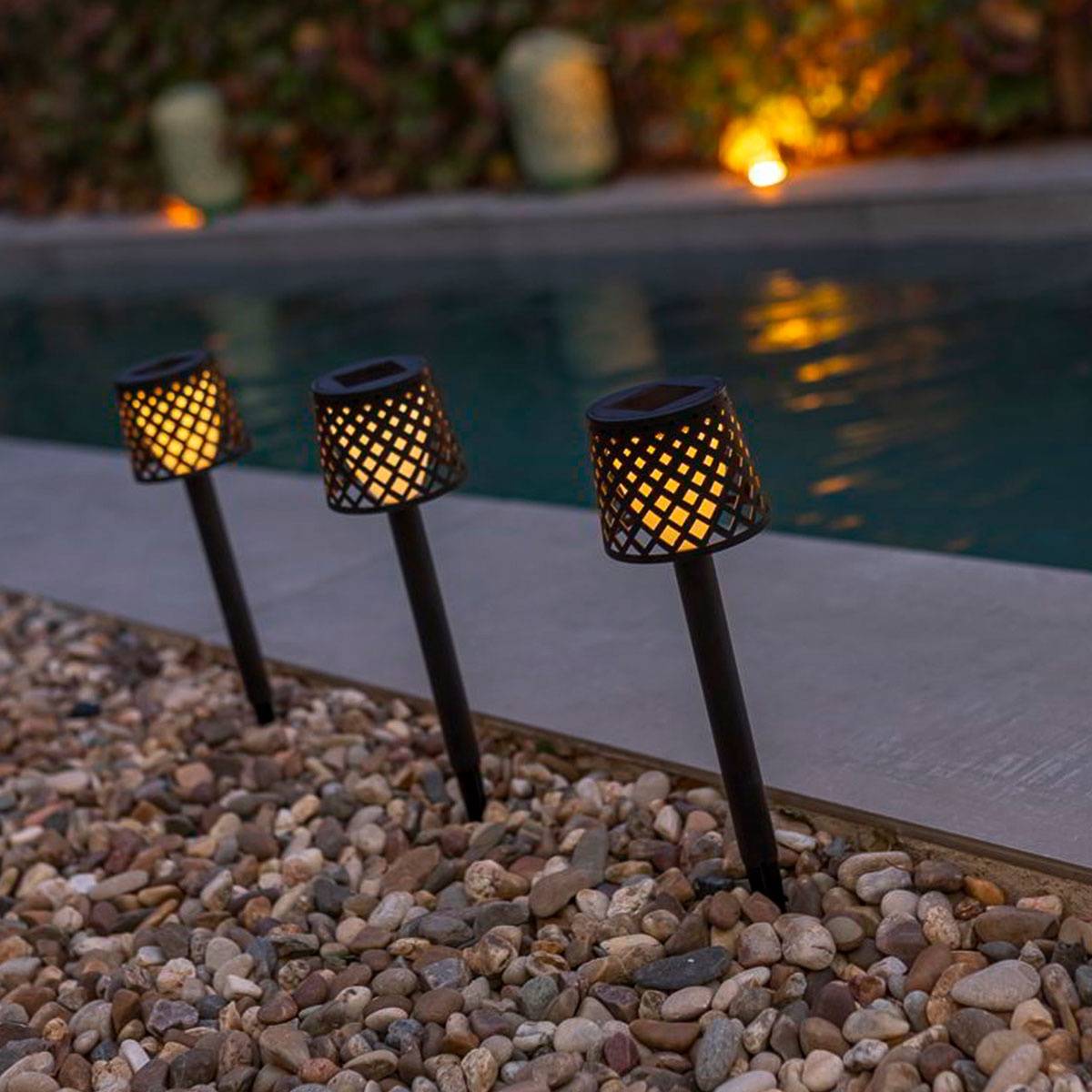 Pack 4 Lampe de table avec charge solaire et batterie rechargeable. Lumière LED chaud. Fabriquée en Espagne. GRETITA - Imagen 2