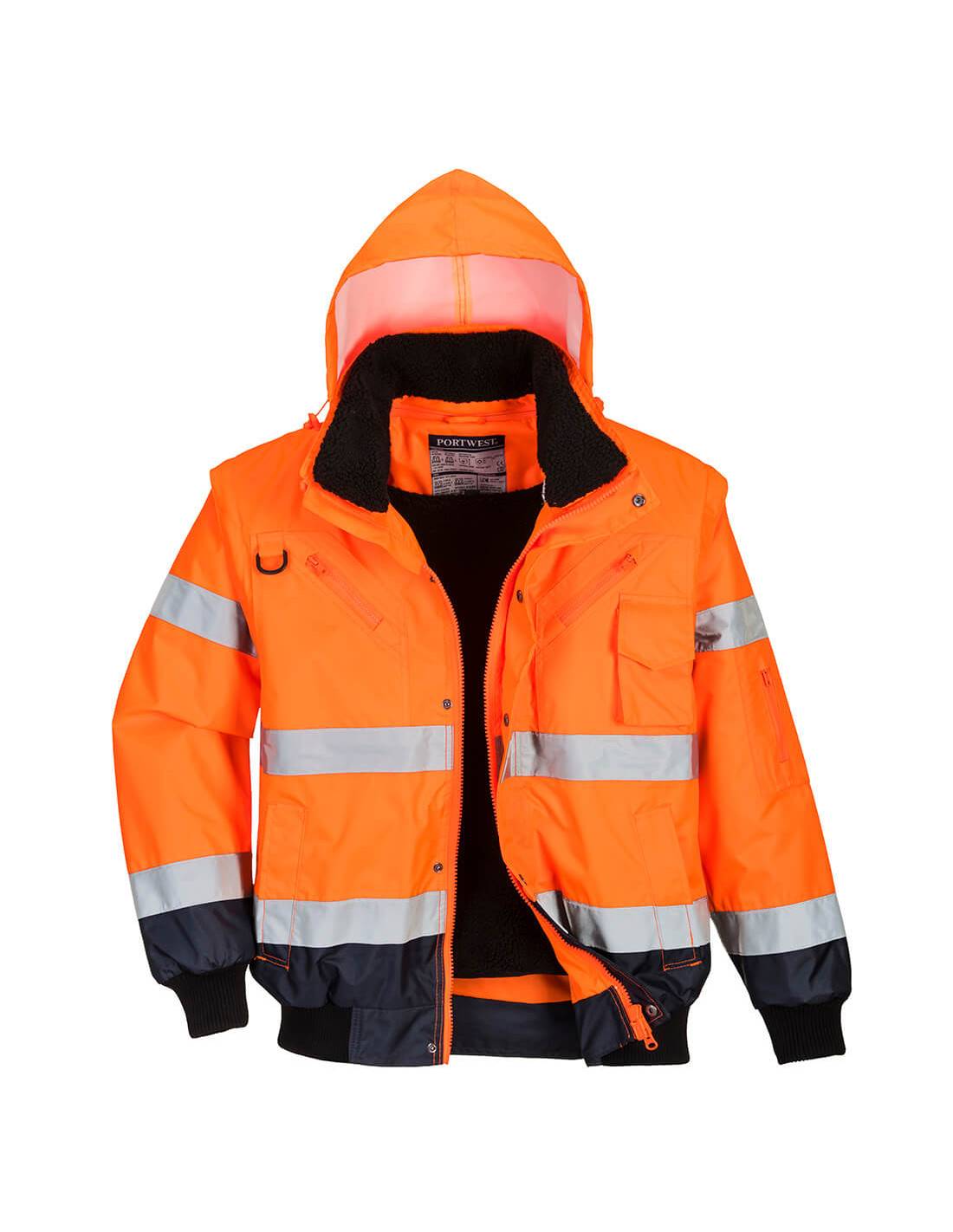 Blouson Haute-visibilité Bicolore Couleur : Orange/marine Taille Xl - Portwest