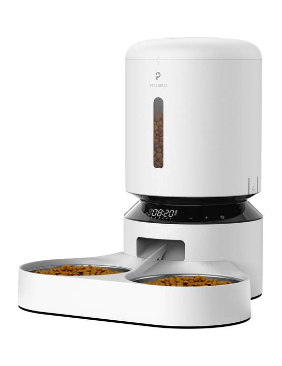 Distributeur de croquettes automatique Blanc - 5L - Granary Dual Food Petlibro - Image 1