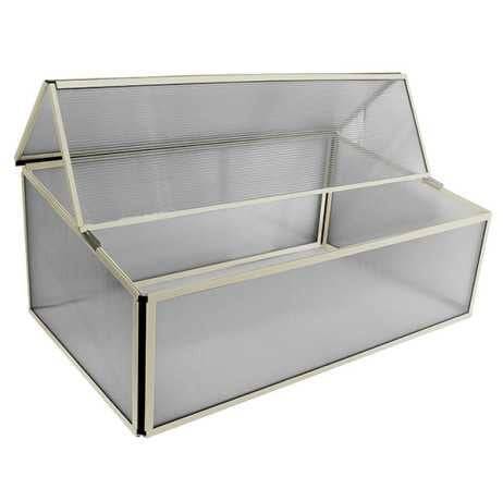 Vitavia - Mini serre Levana 1 - Structure 0.5m² en alu et polycarbonate 4 mm, Couleur Violet - Image 6