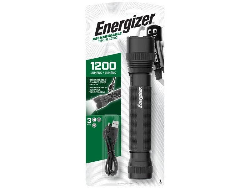Energizer - Lampe torche rechargeable 3 modes 1200 lm noire ENERGIZER