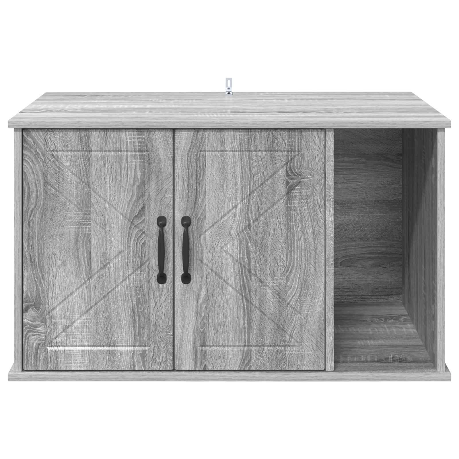 Vidaxl - Maison pour chat Gris Sonoma 85 x 55 x 50 cm Bois d'ingénierie vidaXL 8000740 - Image 7