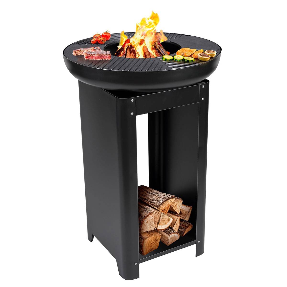 Barbecue à charbon de bois Brasero Teppanyaki Ø 61 x H90 cm BBQ COLLECTION - Imagen 1