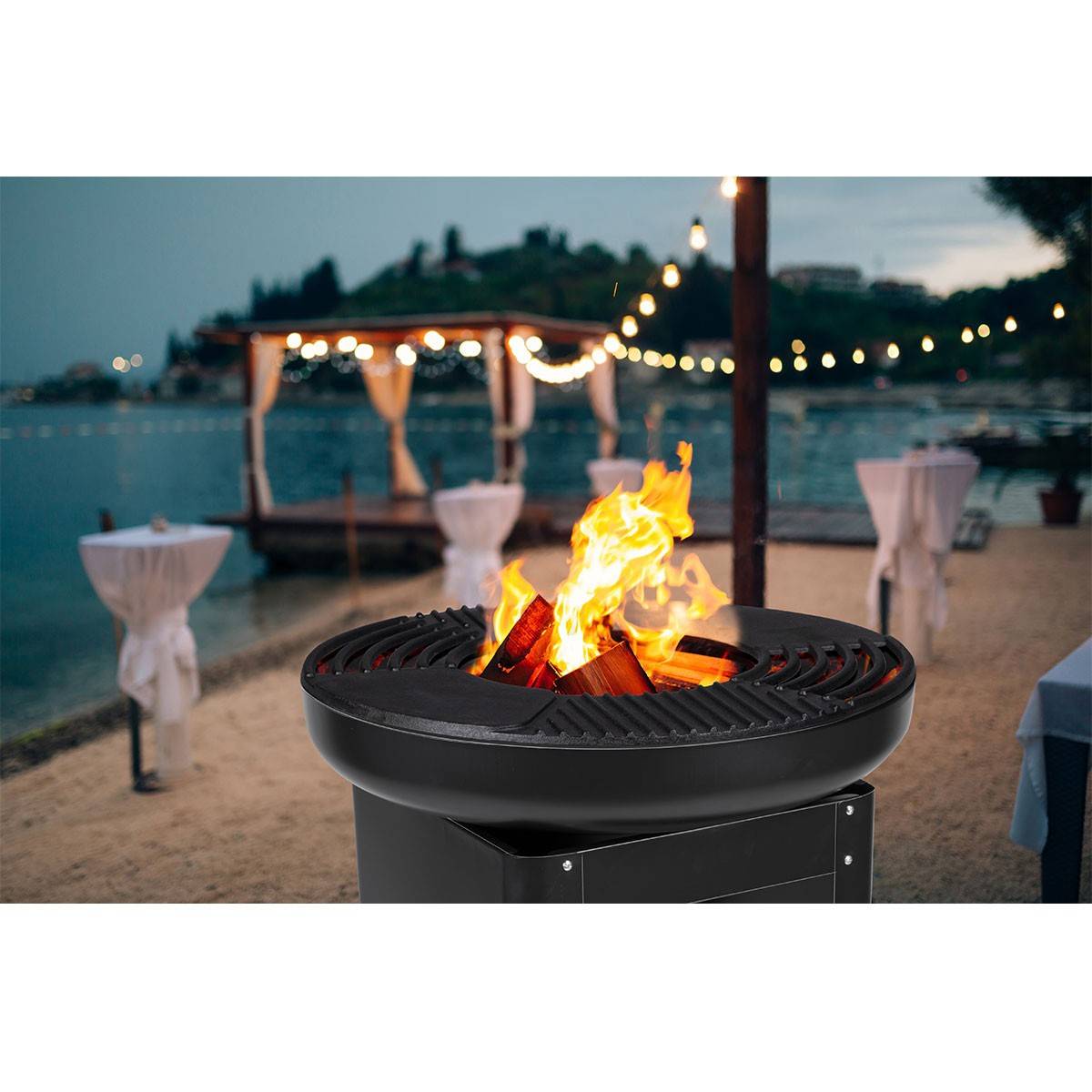Barbecue à charbon de bois Brasero Teppanyaki Ø 61 x H90 cm BBQ COLLECTION - Imagen 6