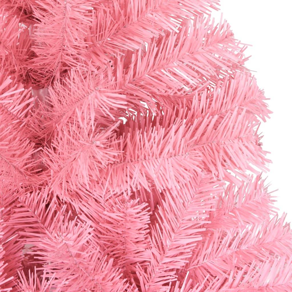 Vidaxl - Sapin de Noël artificiel avec support rose 120 cm PVC vidaXL 329177 - Image 5